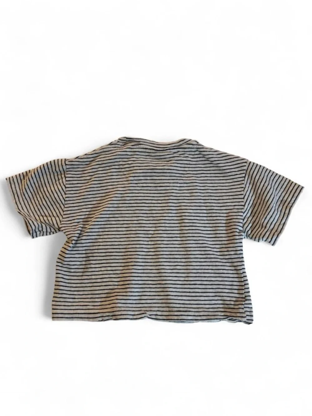 Zara Kids Striped Tee 6-7 Navy White Classic, Preppy, Basics Shirt
